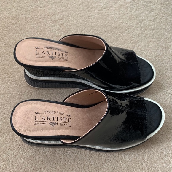 Patten leather funky wedge - Picture 2 of 7